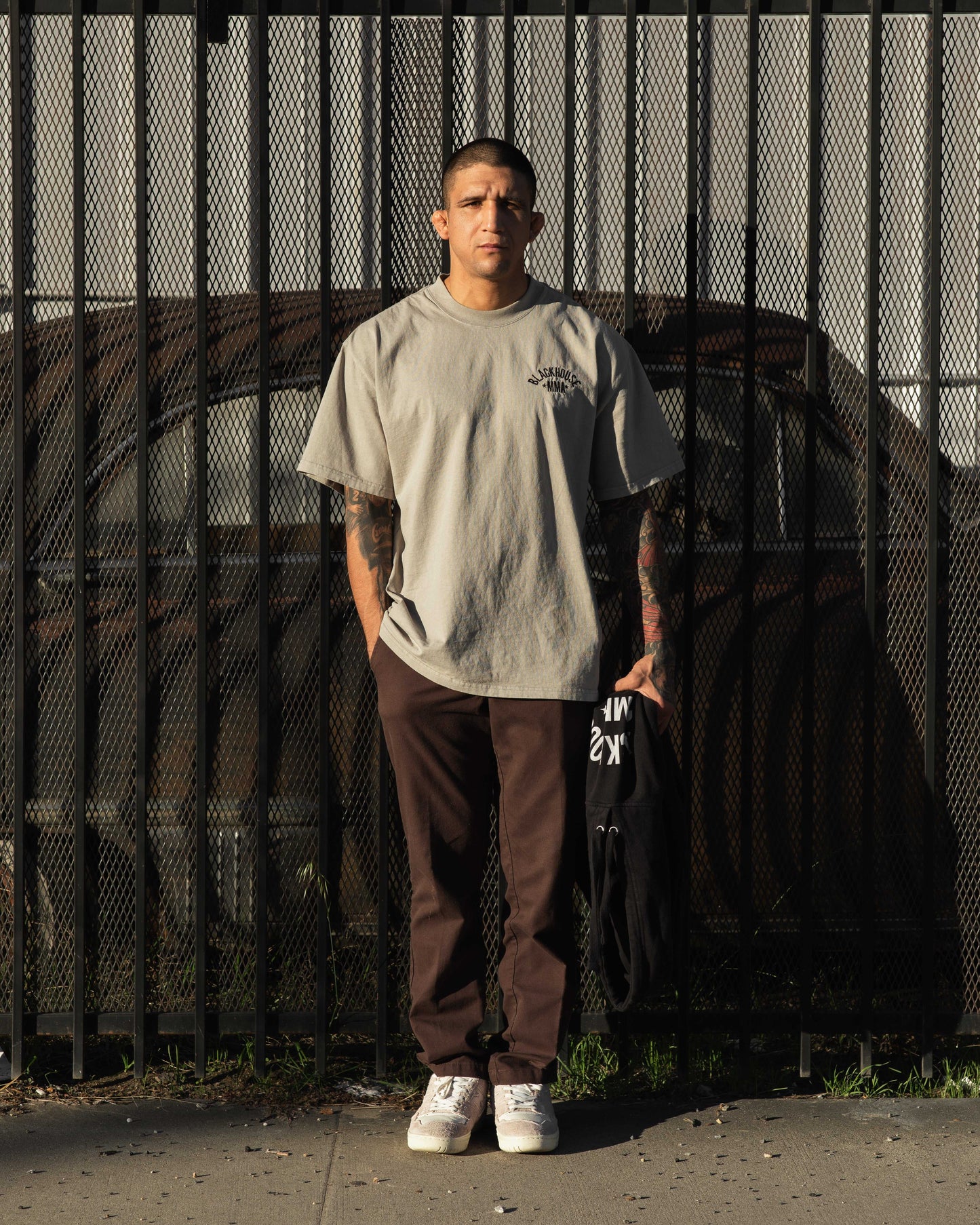 Pale Green Oversized Tee 44 Home page Black House MMA